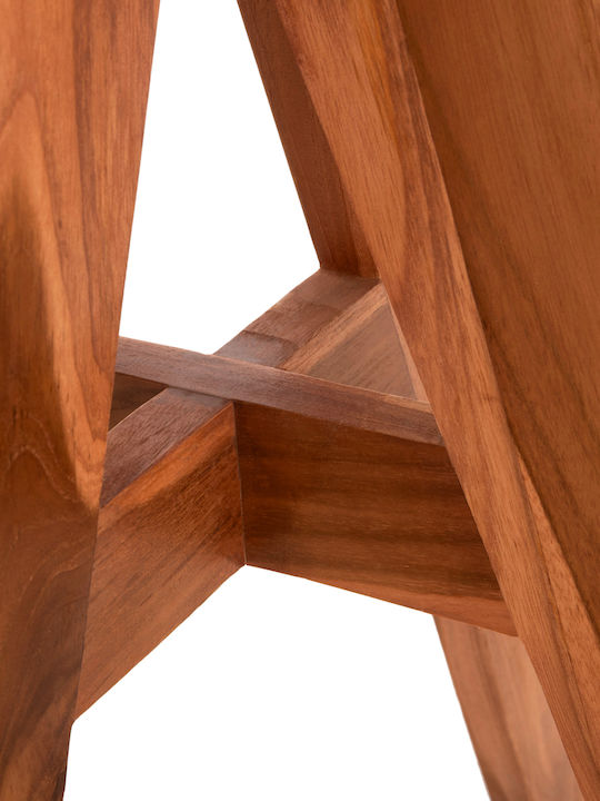 Wooden Masa pentru spații exterioare mici Leo Natural 70x70x75buc