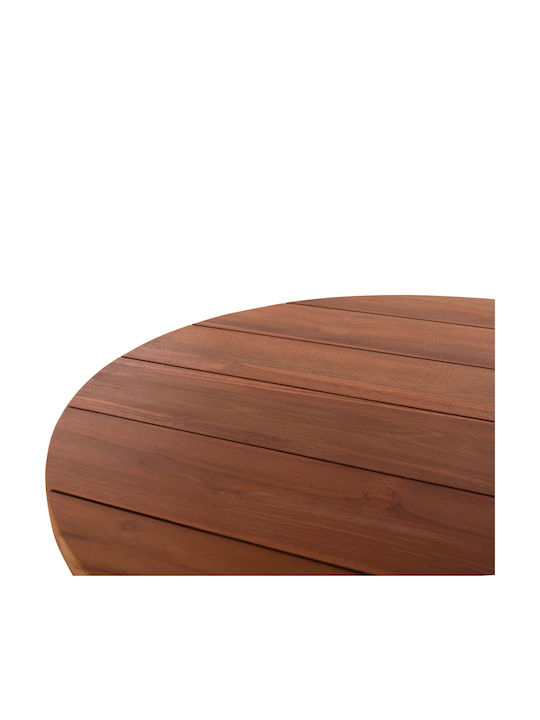 Wooden Masa pentru spații exterioare mici Leo Natural 70x70x75buc