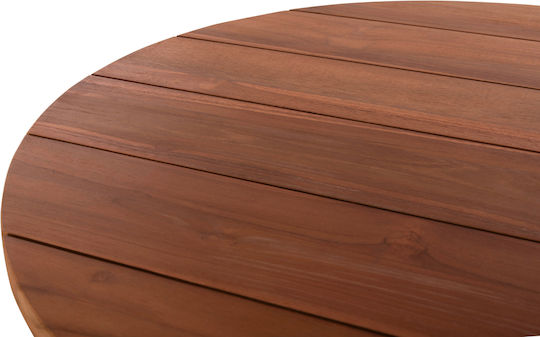 Wooden Masa pentru spații exterioare mici Leo Natural 70x70x75buc