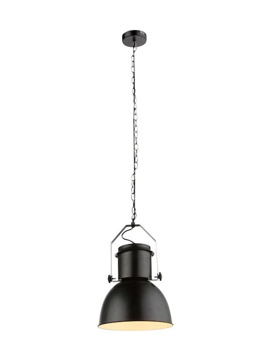 Globo Lighting Pendant Light Black with Socket E27 27x270cm