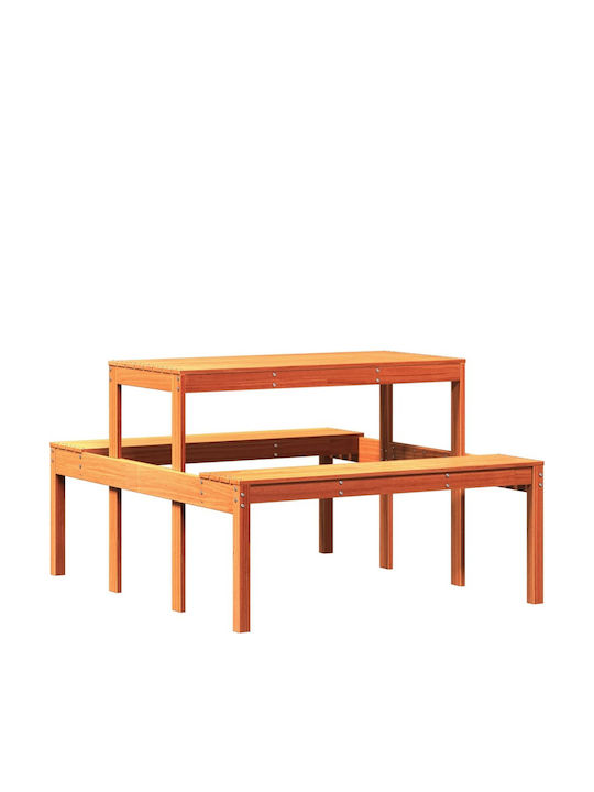 Wooden Masa pentru spații exterioare 110x134x75buc