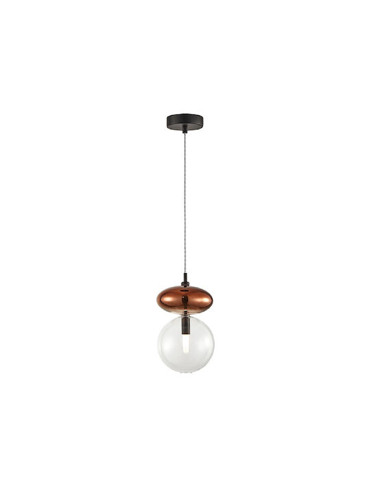 Sun Light Pendant Light Transparent Ball with Socket G9 15cm