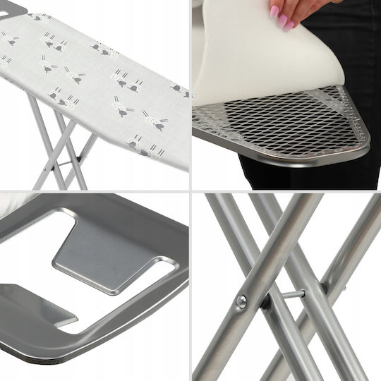 Kadax Kadax Bügelbrett Für Dampfbügeleisen Zusammenklappbar 110x30cm