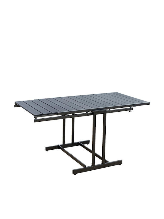 Metal Masa Catering pentru spații exterioare Pliabil CAFE 147.5x76.5x73.6buc