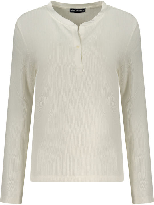 Damen Langarm Pullover White