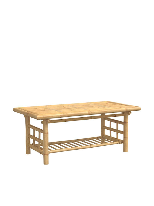 Masa Masa de lounge pentru spații exterioare de bambus CAFE 110x55x45buc