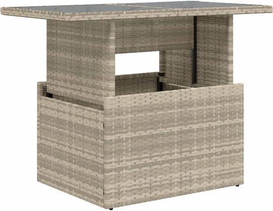 Table Free Standing 100x55x73cm Ann. grey
