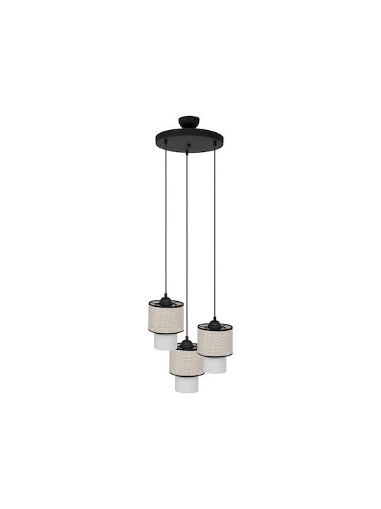 Fylliana Sonal Pendant Light Beige with Socket E27 30x110cm