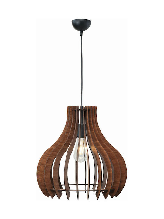 ArkoLight Κρεμαστό Φωτιστικό Καφέ με Ντουί E27 42x110εκ.