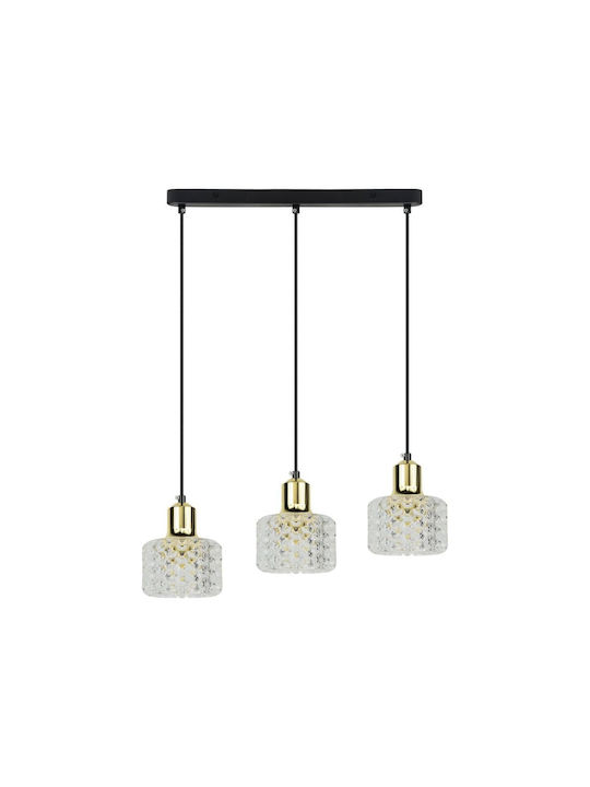 Eko Light Κρεμαστό Φωτιστικό Χρυσό με Ντουί G9
