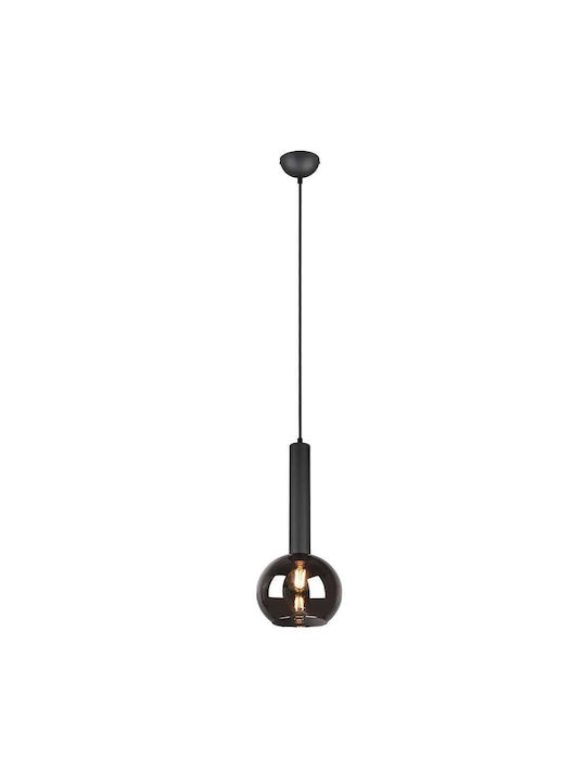 Trio Lighting Clayton Adjustable Pendant Light Black with Socket E27 20x150x150cm