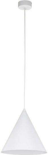 TK Lighting Висящо осветително тяло Бял