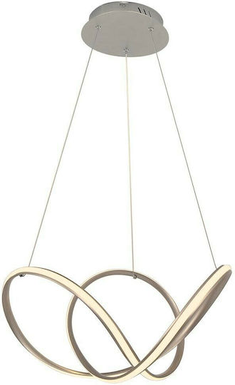 Vivalux Wild Pendant Light Silver 54x150cm Vivalux Wild Pendant Light Silver 54x150cm