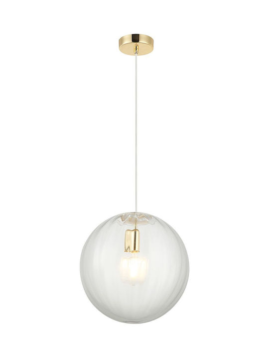 Viokef Diana Pendant Light Transparent with Socket E27