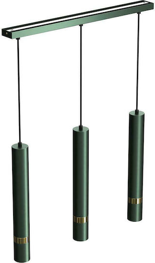 Eko Light Joker Lustră Suspendată Verde 60cm.