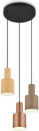 Trio Lighting Hängelampe Mehrfarbig 37x27x150cm Trio Lighting Hängelampe Mehrfarbig 37x27x150cm