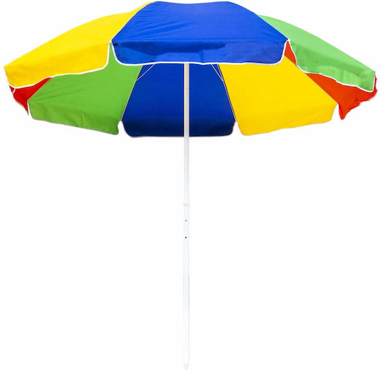 Metallic Multicolour Garden & Terrace Parasol 3x2.6m