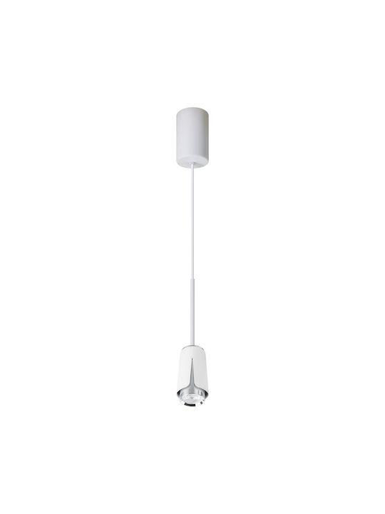 Eko Light Κρεμαστό Φωτιστικό Λευκό με Ντουί GU10