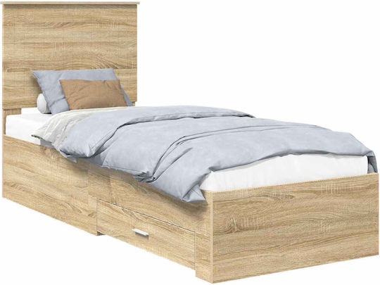 Κρεβάτι Μονό για Στρώμα 75x190cm