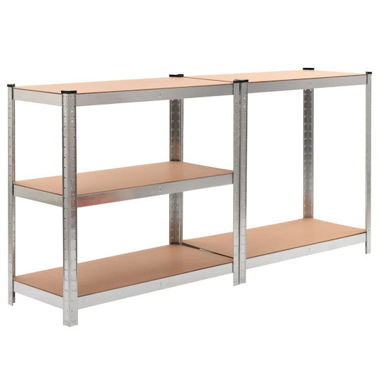 Dexion Galvanized Shelf 75x45x180cm With 5 Shelves Total Load Capacity 500kg