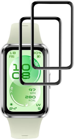 Techsuit Nano Flex Vollflächig Gehärtetes Glas Für Huawei Band 11 2 Stück