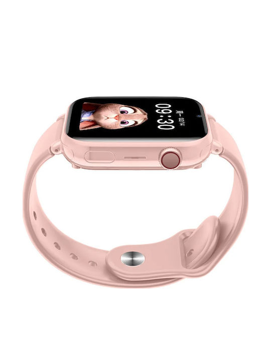 Ceas Smartwatch Pentru Copii KinderCare 38 cu GPS și Cameră Roz