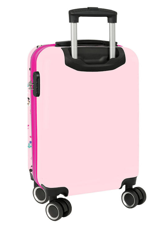 Minnie Mouse Trolley Βαλίτσα Καμπίνας Ρόδες 57cm Ροζ