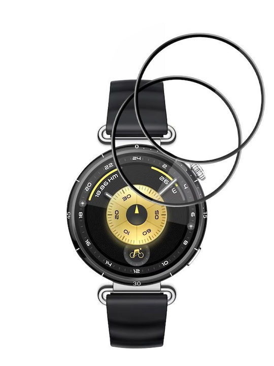 Techsuit Nano Flex Full Face Tempered Glass for Huawei Watch GT 6 41mm 2 Pieces