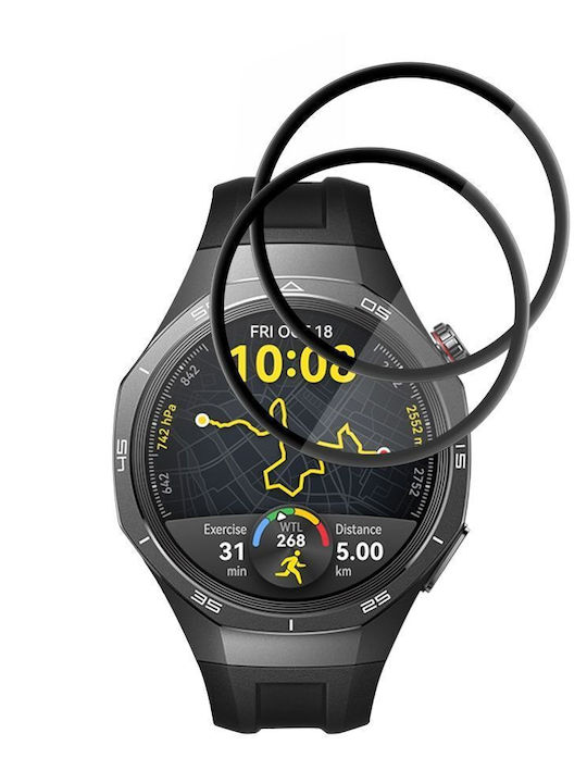 Techsuit Nano Flex Full Face Tempered Glass for Huawei Watch GT 2 Pieces