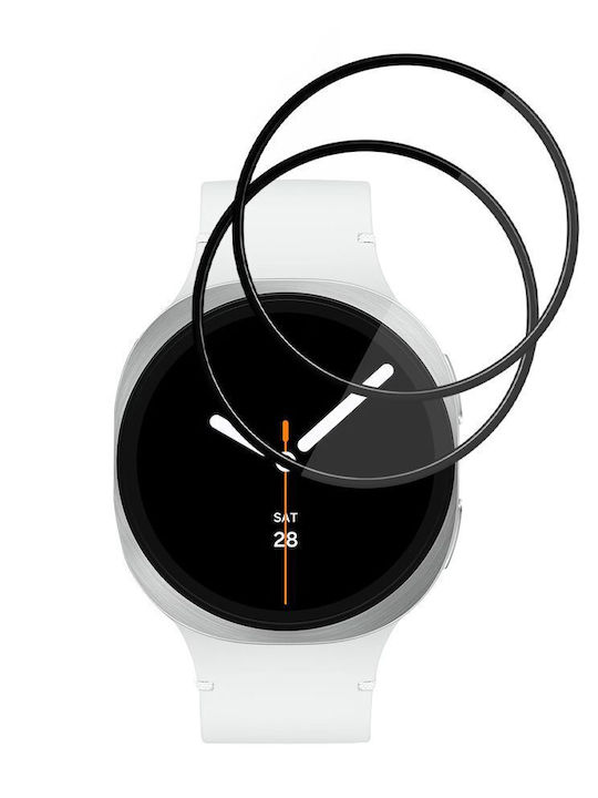Techsuit Nano Flex Full Face Tempered Glass για το Galaxy Watch8 44mm 2τμχ