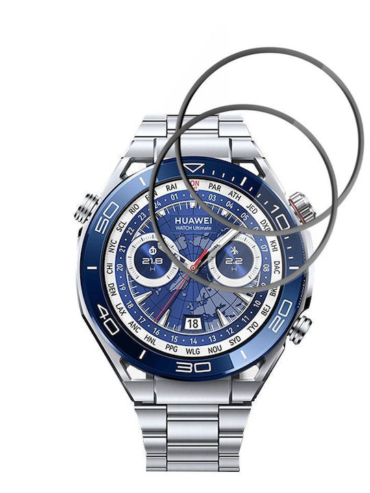 Techsuit Nano Flex Full Face Tempered Glass για το Huawei Watch Ultimate 2τμχ