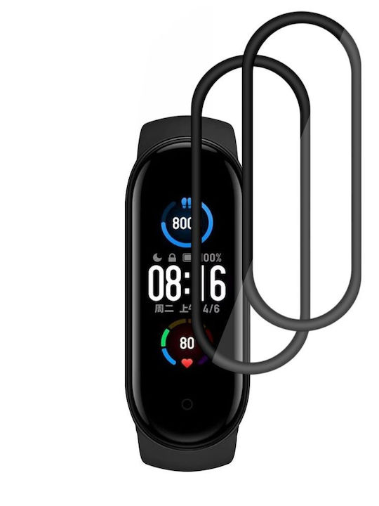 Techsuit Nano Flex Vollflächig Gehärtetes Glas Für Das Mi Band 5 2Stück