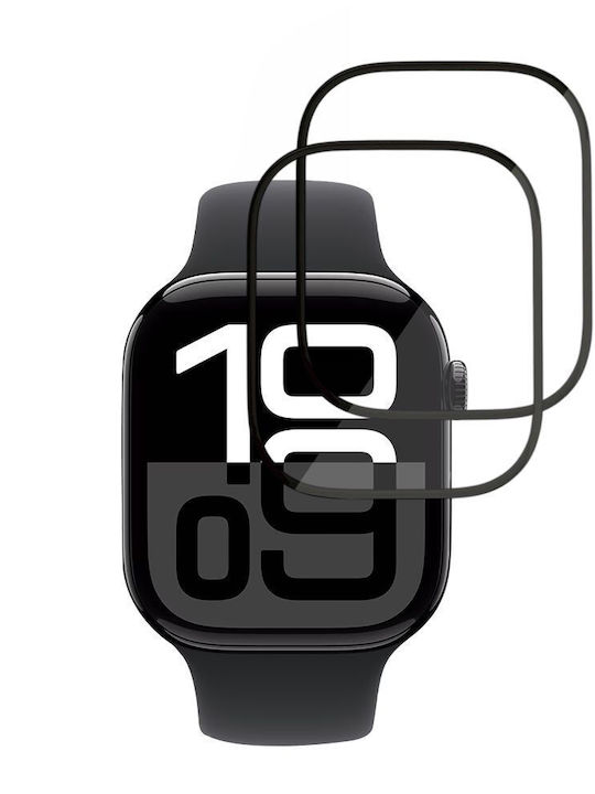 Techsuit Nano Flex Displayschutzfolie Für Apple Watch 10 46mm / 11 46mm 2 Stück