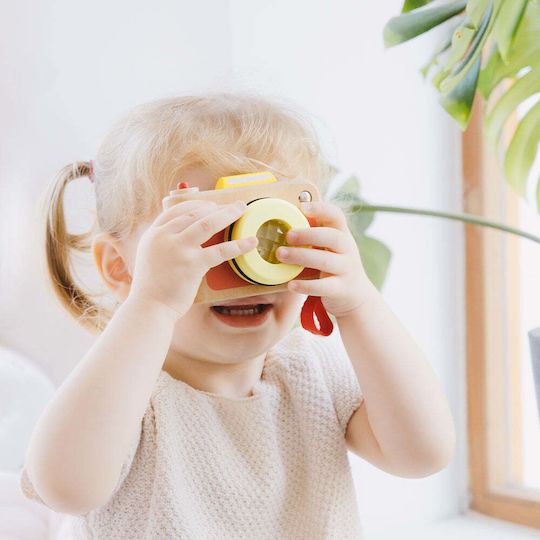 Wooden Kids Toy My First Camera 9+ Months 10x7.5x5cm Classic World