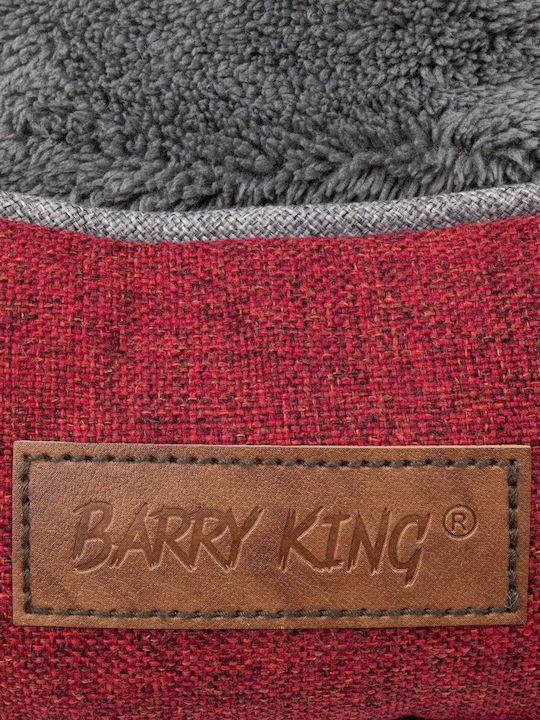 Barry King Canapea Pat Pentru Câini Roșu 70x65cm