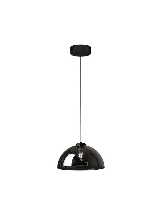 Eko Light Ρυθμιζόμενο Κρεμαστό Φωτιστικό Μαύρο με Ντουί E27 30x30εκ.