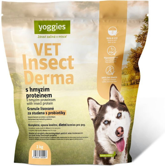Dry Dog Food Vet Insect Derma Insect Protein & Probiotics Cold Pressed Yoggies Normal 5 Kg