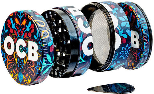 Ocb Grinder Τρίφτης «bunt» 43mm 4 Parts Διάφορα Σχέδια