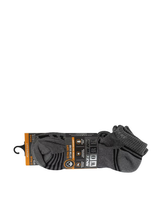 Skechers Terry Train Socks Gry Skechers Terry Train Socks Gry