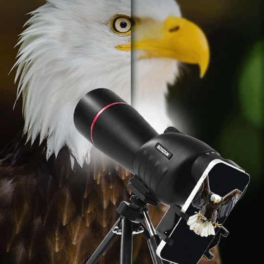 25-75x60 Spotting Monocular Powerful Telescope Waterproof Long Range Tripod Bird Watching Spv T