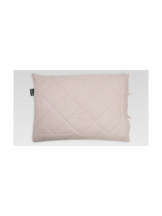 Valeria Home Μαξιλαροθήκη Καπιτονέ Εκρού 50x75εκ.