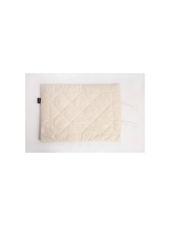 Valeria Home Μαξιλαροθήκη Καπιτονέ Λευκή 50x75εκ.