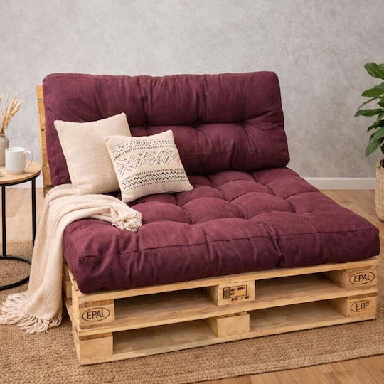 Pucioasa Καναπέ Παλέτας Plum Purple 2τμχ