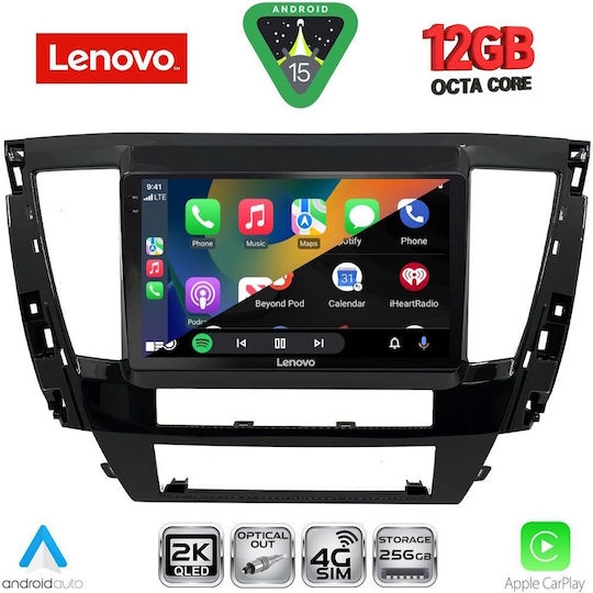 Lenovo Car Audio System for Mitsubishi Pajero BMW X1 / X3 / X4 2020 (Bluetooth/USB/WiFi/GPS/Apple CarPlay/Android Auto) with 9" Touch Screen
