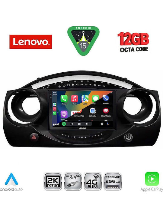 Lenovo Lenovo Auto-Audiosystem für Mini Cooper BMW X1 / X3 / X4 2000-2006 Bluetooth USB Eingebautes Wi-Fi GPS Apple CarPlay Android Auto mit Touchscreen 9 Zoll SSZ 12063_CPA