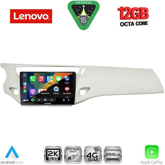 Lenovo Ηχοσύστημα Αυτοκινήτου για Citroen C3 / DS3 BMW X1 / X3 / X4 2009-2016 (Bluetooth/USB/WiFi/GPS/Apple-Carplay/Android-Auto) με Οθόνη Αφής 9"