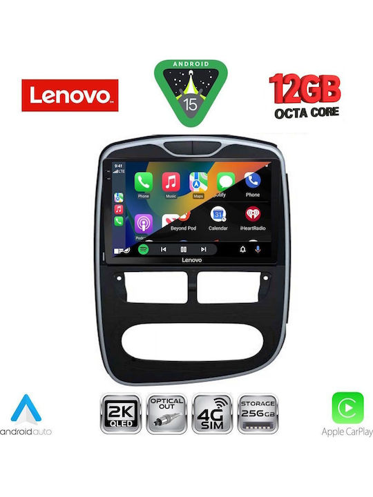 Lenovo Car Audio System for Renault Clio BMW X1 / X3 / X4 2012-2015 (Bluetooth/USB/WiFi/GPS/Apple CarPlay/Android Auto) with 10" Touch Screen