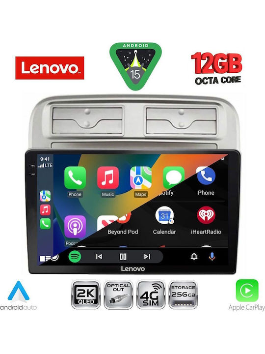 Lenovo Car Audio System for Fiat Grande Punto BMW X1 / X3 / X4 2005-2012 (Bluetooth/USB/WiFi/GPS/Apple CarPlay/Android Auto) with 9" Touch Screen