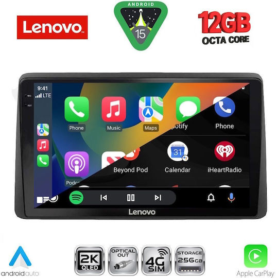 Lenovo Ηχοσύστημα Αυτοκινήτου για BMW X1 / X3 / X4 Nissan Juke 2021 (Bluetooth/USB/WiFi/GPS/Apple-Carplay/Android-Auto) με Οθόνη Αφής 10"