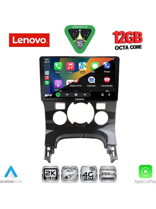 Lenovo Car Audio System for Peugeot 3008 BMW X1 / X3 / X4 2008-2016 with Clima (Bluetooth/USB/WiFi/GPS/Apple CarPlay/Android Auto) with 9" Touch Screen